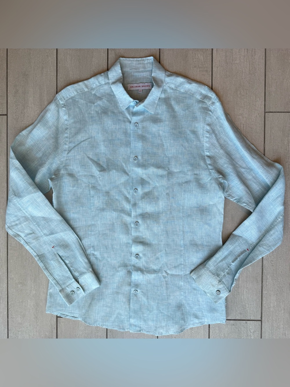 Orlebar Brown Long Sleeve Linen Shirt
